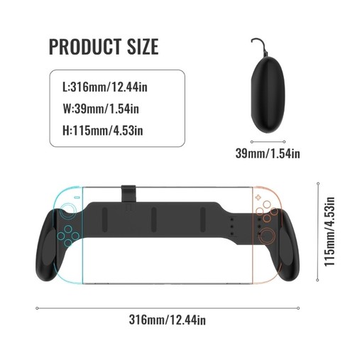 Universal Grip Handle Protective Grip Handle Bracket Hand Grip for Switch2 - Picture 8 of 10