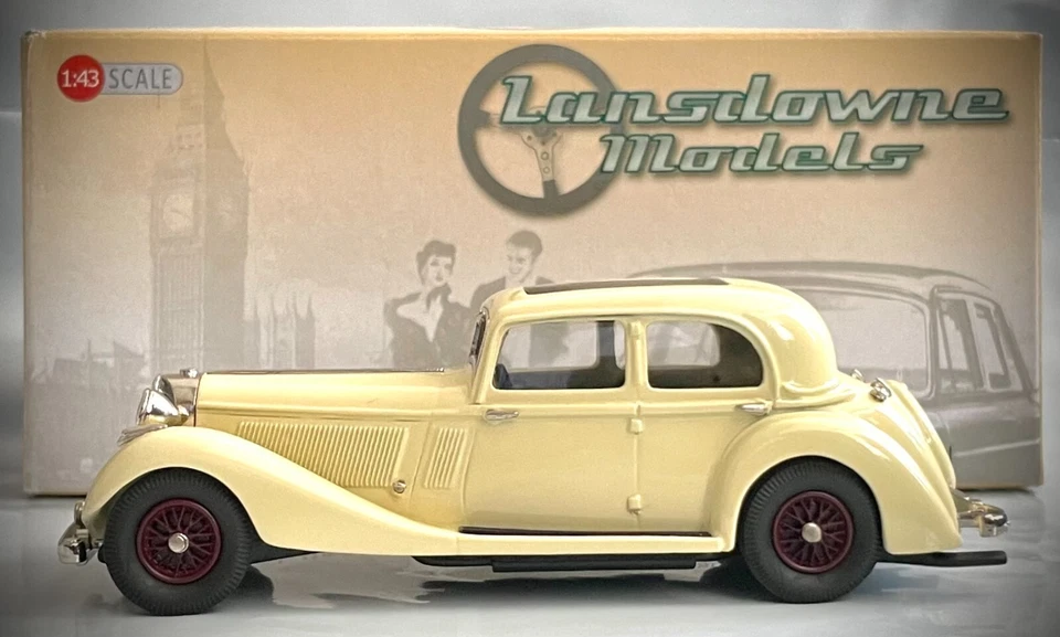 Lansdowne LDM 61a - 1937 Jensen 3.5 Litre S-Type (Cream) - Made in England - Image 2 of 4