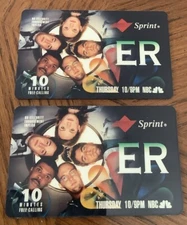 ER TV Sprint Phone Card NBC Fall Lineup (1994)  Emergency Room TV Qty 2