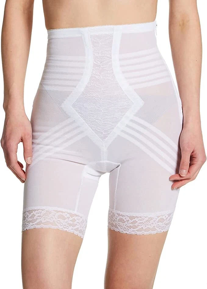 Rago Shapewear Women's High Waist Open Bottom Girdle with Zipper, White,  Large/30 : : Clothing, Shoes & Accessories