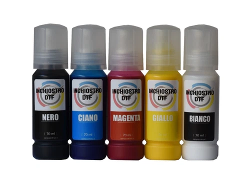 Inchiostro per stampa DTF - Direct Transfer to Film 70ml