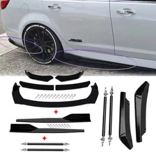 For Chevrolet Cruze Car Sedan Front Bumper Lip Kit Splitter Spoiler Side Skirt