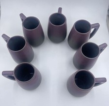 Van Briggle Pottery Mugs Set Of Seven