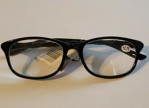 Plastic Frame ~ Reading Eye Glasses ~ Black Colored Frame ~ +2.75 Strength ~K31 - 第 8/8 張圖片