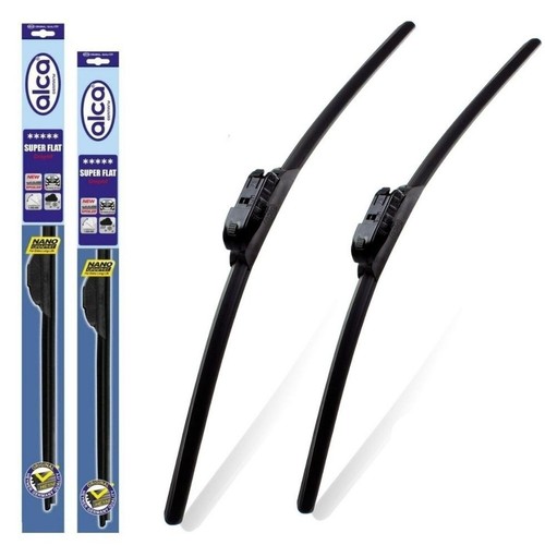 Fits Jaguar Xe 2015On Front Wiper Blades Alca Super Flat ASF28" 17" TL