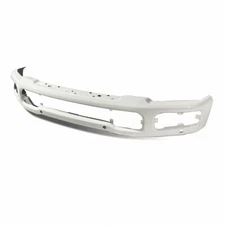 Star White Front Bumper Face Bar w/ Fog & Sensor Holes For 2023+ Ford F250 F350