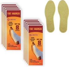 Feet Warmer Disposable Self-heating Winter Outdoor Foot Heating Insoles 9 Pair