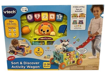 Vtech Toys R Us Wagon V-Tech Sort Discover Activity Wagon With