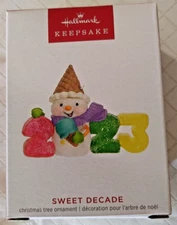 2023 Hallmark Keepsake Ornament Sweet Decade #22909