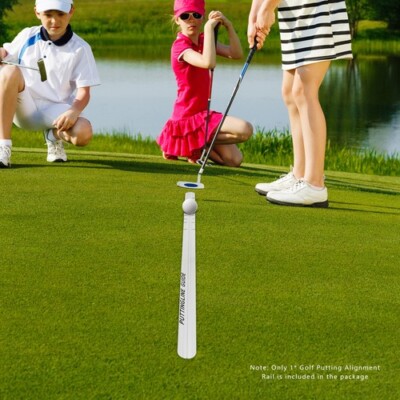 Trainingsgeräte Golf Alignment Schiene Golf-Übungs-Putting-Ausrichtungsschiene