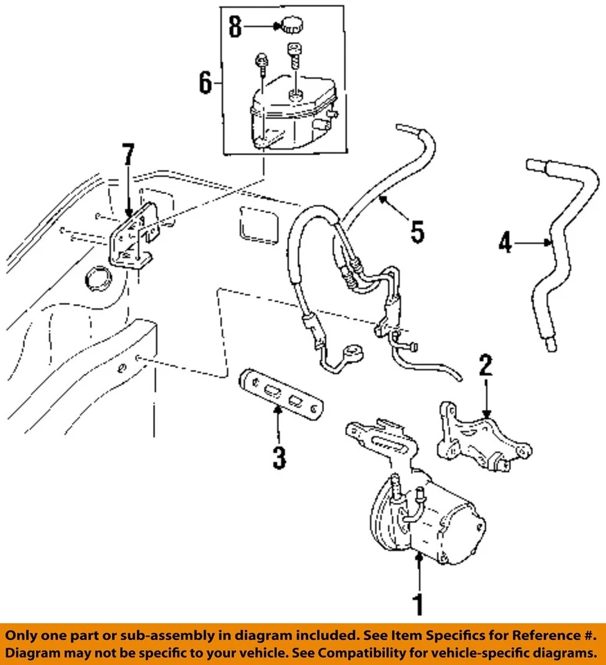 Bomba de dirección asistida usada se adapta a: Ford Aspire 1995 grado A Foto 3 de 4