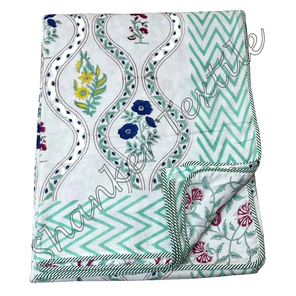 Queen Floral Edredones hechos a mano