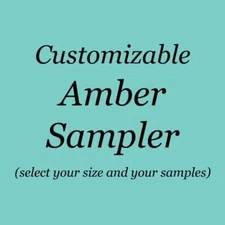 Customizable Amber Resin Incense Sampler - You choose your size and your samples