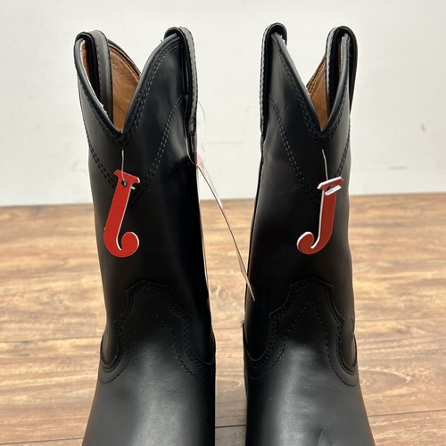 Justin SE770 Black Leather Roper Cowgirl Western Boots Women 6.5 B NWT NO BOX - Picture 6 of 10