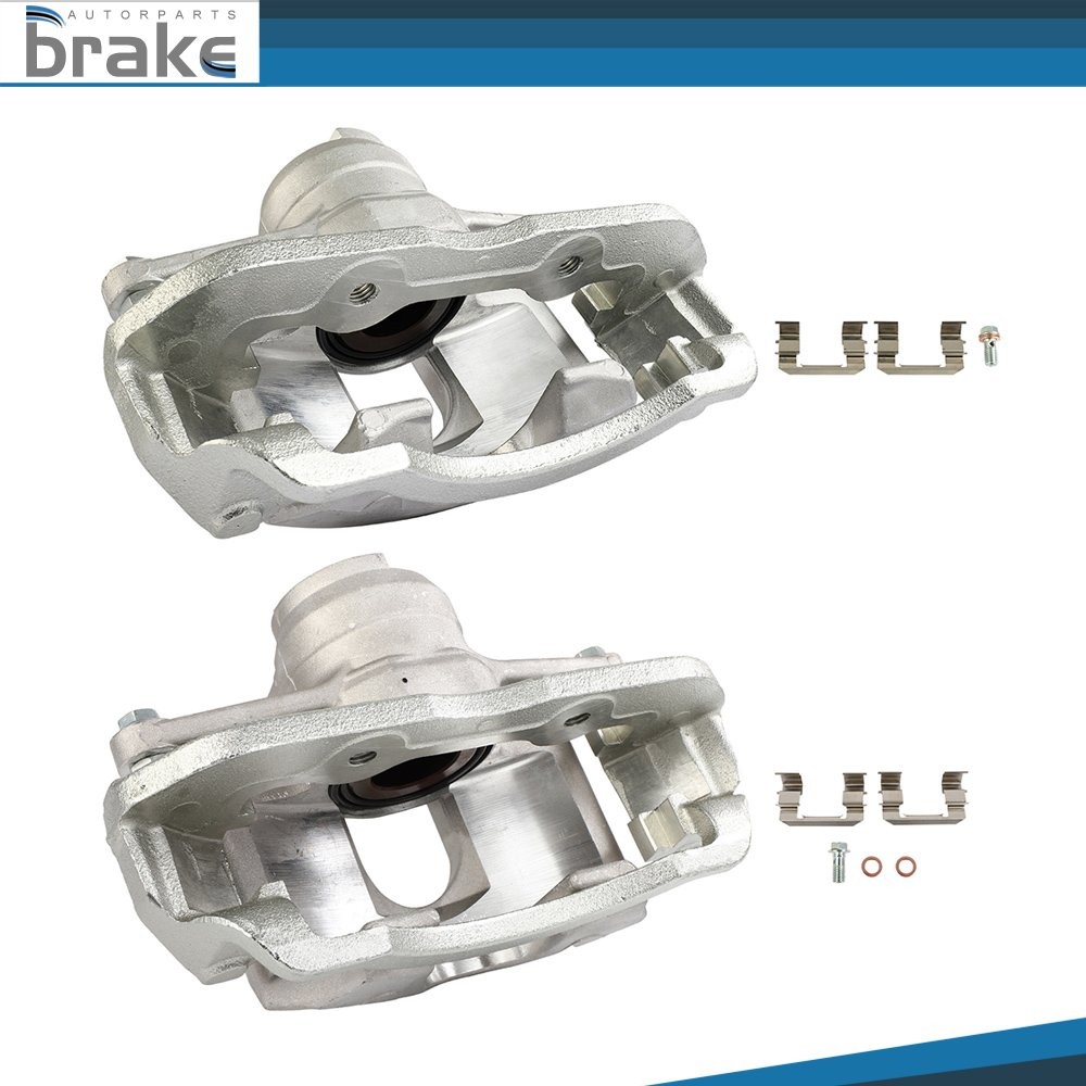 2Pcs Front Disc Brake Calipers w/ Bracket For 2008 2009 2010 2011 FORD FOCUS