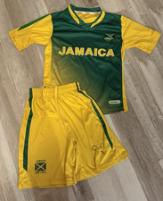 Ensemble maillot et short de football pour jeunes Orro Jamaica Football Club enfants 10 - 12