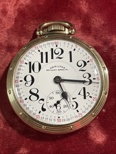 Hamilton Railway Special 992B 21J PocketWatch 10k gold filled Super Clean Works