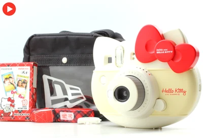 Rare Red [Near MINT] Fujifilm Instax Mini Hello Kitty Instant Camera From JAPAN - Image 1 of 4