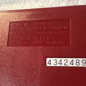 Nintendo Game & Watch Pocketsize BLACK JACK BJ-60 Vintage 1985 Excellent Cond
