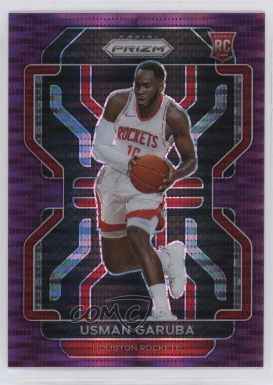 2021-22 Panini Prizm Purple Pulsar Prizm 28/35 Usman Garuba #321 Rookie RC 3zh