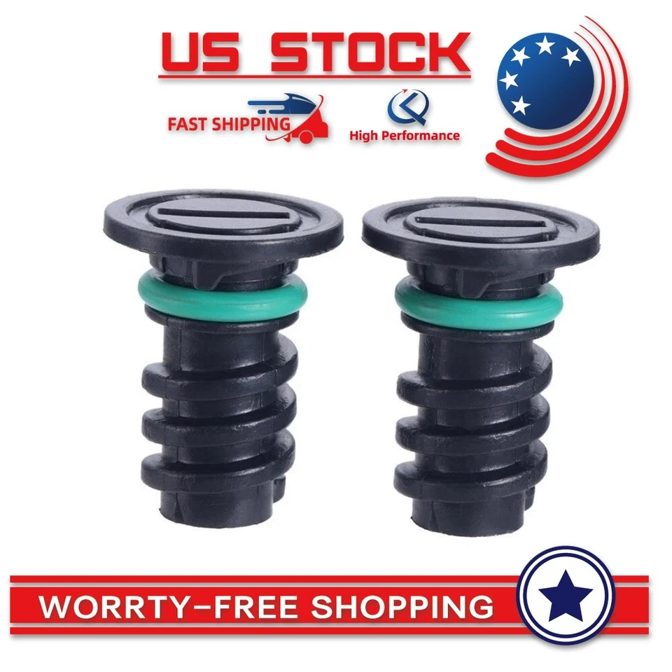 OEM 2Pcs Plastic Engine Oil Drain Plug with O-Ring for Mercedes Benz 2014-2024 Foto 4 de 4
