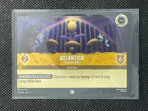 Atlantica - Concert Hall 34/204 Disney Lorcana Fabled COMMON FOIL