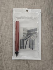 Deburring Tool Kit 15Pcs HSS Blades Swivel Burr Removal Tool for Pipes Resin NEW