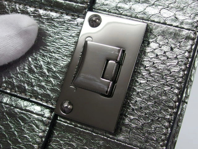 Y1203 Jimmy Choo Python Embossed Mini Shoulder Ba… - image 10