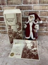 Robert Raikes Bears 1990 Classic Santa Bear Limited edition 2536/10,000 w/ Box