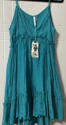 Mur Mur Green Baby Doll Dress NEW Women s Size Large