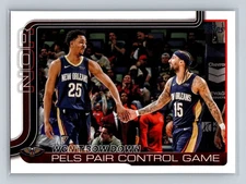 2025-26 Topps #299 Won't Bow Down: Pels Pair Control Game