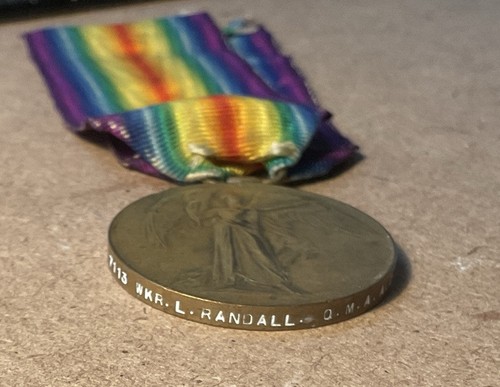 FEMALE Issue Ww1 Victory Medal. . LOUSIA RANDALL WORKER. QMAAC. C139 - Bild 5 von 8