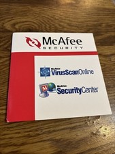 McAfee Security , Virus Scan Security Center windows CD Rom Software