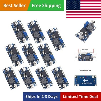 10 Pack DC to DC High Efficiency Voltage Regulator 3.2-35V to 1.25-30V Buck C...