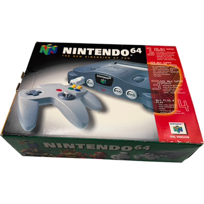 Nintendo 64 Schwarz (Charcoal Gray) Konsole