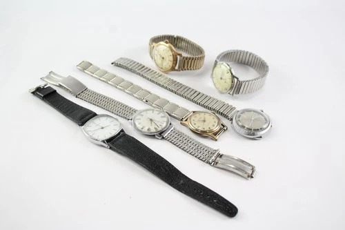 Vintage Mechanical Watches Mentor Timex UNTESTED x 6