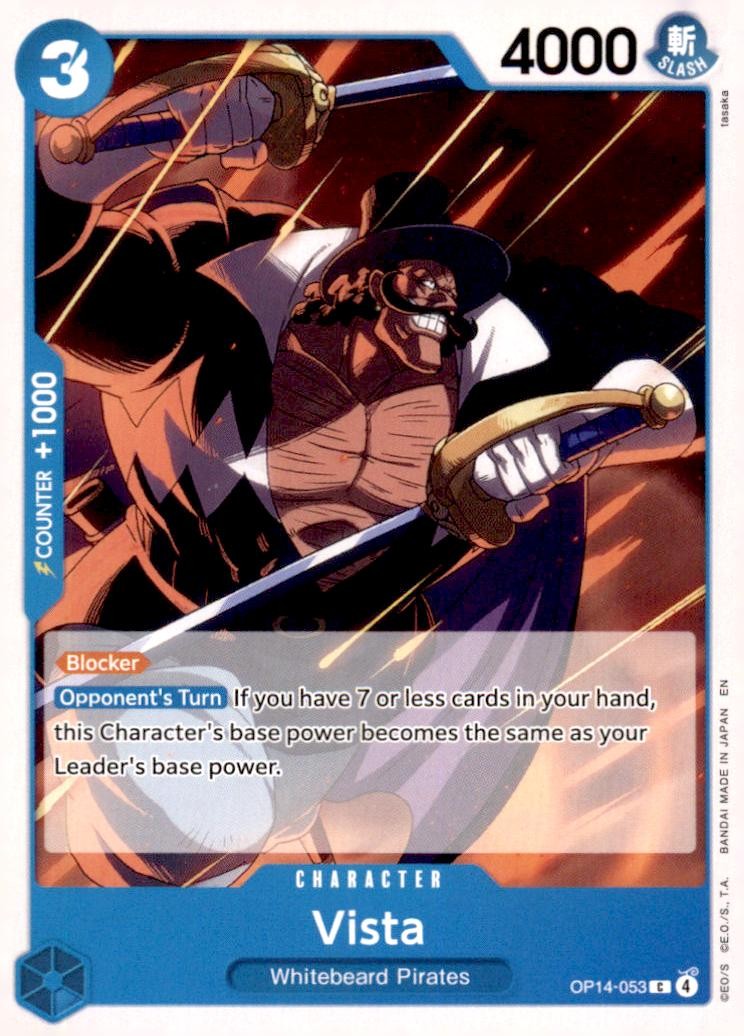 Vista OP14-053 Common The Azure Sea's Seven One Piece Near Mint