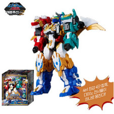 Dino Core Evolution 2 ULTIMATE KING DINO Mega D-Fighter Transformer Robot 4 IN 1