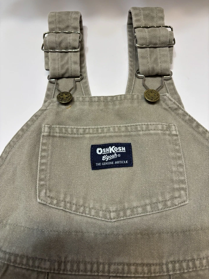 Mono de colección OshKosh B'gosh Vestbak niño pequeño talla 3T bronceado observación de vida silvestre Foto 3 de 4