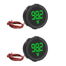 4v-100v Waterproof Car Battery Meter Voltmeter Led Digital Display Voltage Gauge