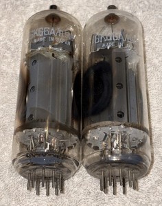 Pair 6KG6A EL509 Vacuum Tubes Made In Japan 