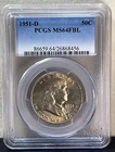 1951 D 50C Franklin Half Dollar-PCGS MS64 FBL