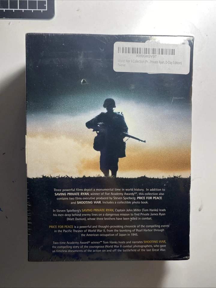 Saving Private Ryan (World War II Collection) (DVD, 1998) - NEW/SEALED - Image 2 of 2