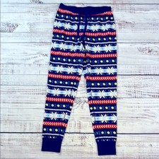 Hanna Andersson Snowflake Colorful Patterned Joggers size Medium