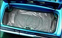 1974-81 Camaro Firebird;Vinyl Trunk Mat; Houndstooth Pattern; Gray & White - Picture 1 of 1