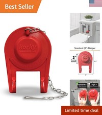 Ultra Standard 2-Inch Universal Toilet Flapper - Long Lasting Rubber - Easy t...