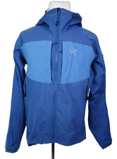 Arc'teryx Gamma Jacket Men Medium Blue Hooded Softshell Polartec 10440-0206