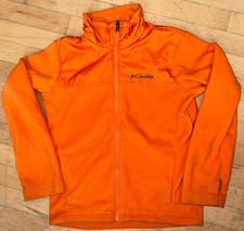Kids Columbia Orange Fleece Jacket Interchange Size M 10/12 012