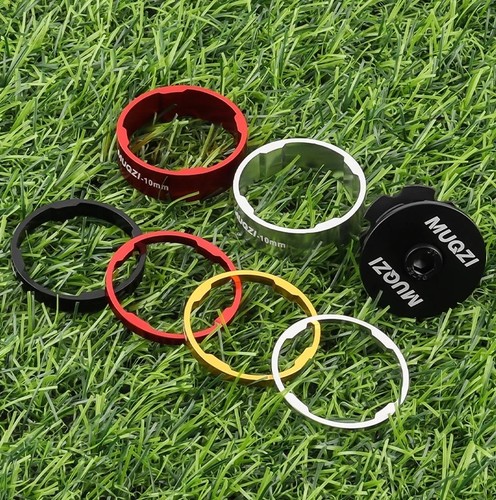 1-1/8" Bike Headset Stem Spacers Set Aluminium Front Fork Washer MTB 28.6mm Kit - Picture 13 of 21