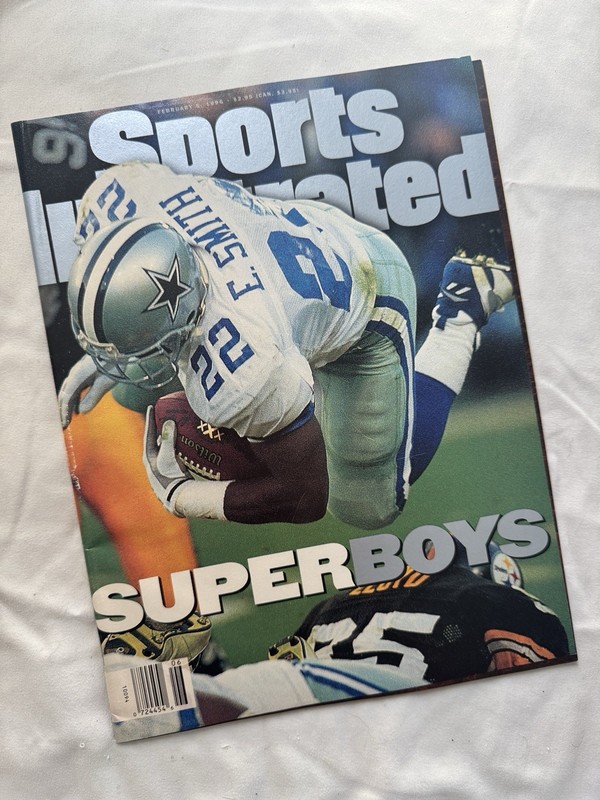Sports Illustrated Issue 6 (Feb 1996) "Superboys" Football Emmitt Smith Cover